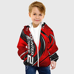 Куртка с капюшоном детская Counter strike 2- red beast, цвет: 3D-белый — фото 2