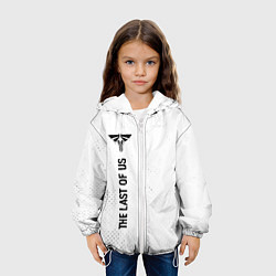 Куртка с капюшоном детская The Last Of Us glitch на светлом фоне: по-вертикал, цвет: 3D-белый — фото 2