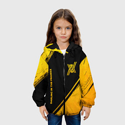 Куртка с капюшоном детская Darling in the FranXX - gold gradient: надпись, си, цвет: 3D-черный — фото 2