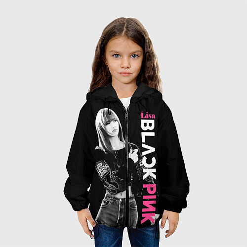 Детская куртка Blackpink Beautiful Lisa / 3D-Черный – фото 3