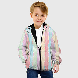 Куртка с капюшоном детская Color lines, цвет: 3D-черный — фото 2