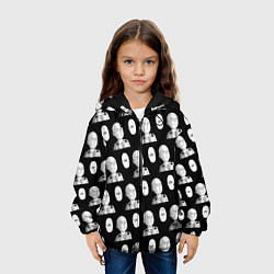 Куртка с капюшоном детская Saitama - ok pattern, цвет: 3D-черный — фото 2