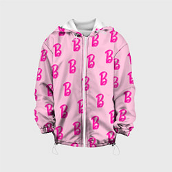 Детская куртка Барби паттерн буква B