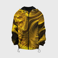 Детская куртка Объемная желтая текстура