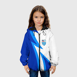 Куртка с капюшоном детская Волгоградский ротор - клуб, цвет: 3D-черный — фото 2