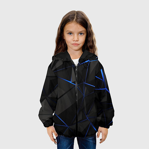 Детская куртка Black blue style / 3D-Черный – фото 3