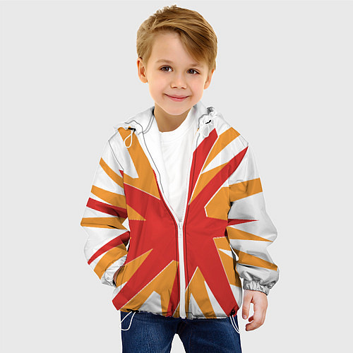 Детская куртка Символ Корфу - Греция / 3D-Белый – фото 4