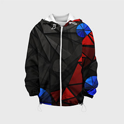 Детская куртка Black blue red elements