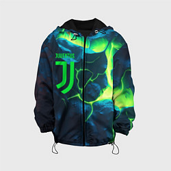 Детская куртка Juventus green neon