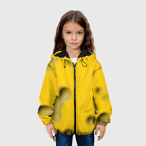 Детская куртка Сырная плоскость / 3D-Черный – фото 3
