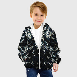 Куртка с капюшоном детская Прайд львов, цвет: 3D-белый — фото 2