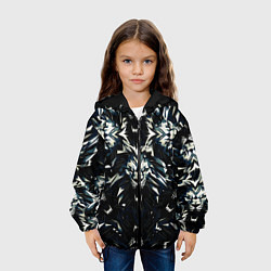 Куртка с капюшоном детская Прайд львов, цвет: 3D-черный — фото 2