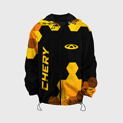 Детская куртка Chery - gold gradient вертикально