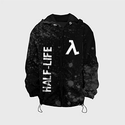 Куртка с капюшоном детская Half-Life glitch на темном фоне вертикально, цвет: 3D-черный