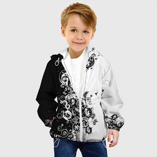 Детская куртка Иллюстрация свободы / 3D-Белый – фото 4
