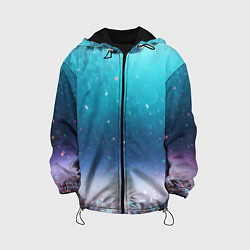 Детская куртка Футуристичный город и конфетти