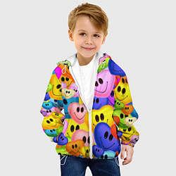 Куртка с капюшоном детская Улыбка любви, цвет: 3D-белый — фото 2