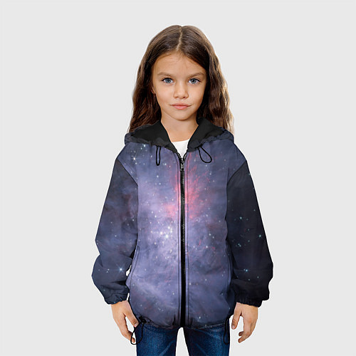 Детская куртка Космические брызги / 3D-Черный – фото 3