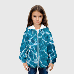 Куртка с капюшоном детская Кристально чистая вода, цвет: 3D-белый — фото 2