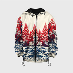 Куртка с капюшоном детская Сказочные мотивы, цвет: 3D-черный