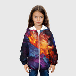 Куртка с капюшоном детская Символическая реальность, цвет: 3D-белый — фото 2