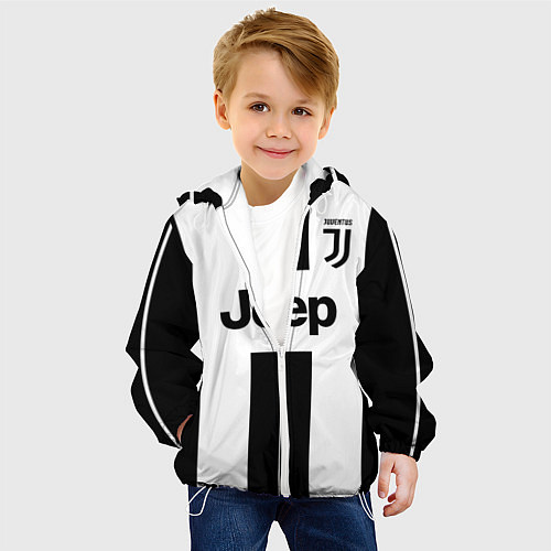 Детская куртка Juventus collection / 3D-Белый – фото 4