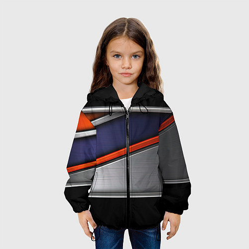 Детская куртка Blue black red / 3D-Черный – фото 3