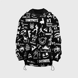 Детская куртка Fortnite alllogo black