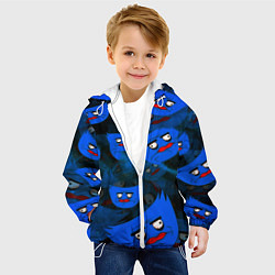 Куртка с капюшоном детская Huggy Wuggy topgames, цвет: 3D-белый — фото 2
