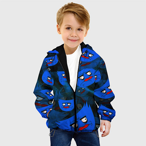 Детская куртка Huggy Wuggy topgames / 3D-Черный – фото 4