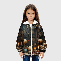Куртка с капюшоном детская Витрина игрушечек, цвет: 3D-белый — фото 2