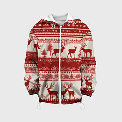 Детская куртка Красные олени