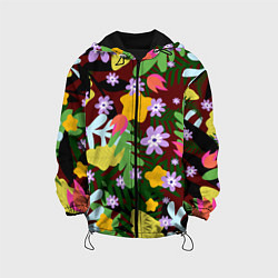 Детская куртка Гавайская цветочная расцветка