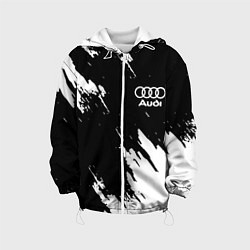 Куртка с капюшоном детская Audi краски белые, цвет: 3D-белый