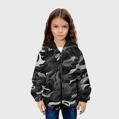 Детская куртка Неукротимый графит / 3D-Черный – фото 3