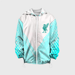 Куртка с капюшоном детская Liverpool logo texture fc, цвет: 3D-белый