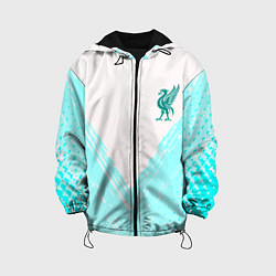 Куртка с капюшоном детская Liverpool logo texture fc, цвет: 3D-черный