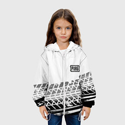 Куртка с капюшоном детская PUBG online game, цвет: 3D-белый — фото 2