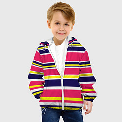 Куртка с капюшоном детская Многослойная сладость, цвет: 3D-белый — фото 2