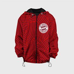 Куртка с капюшоном детская Bayern отпечатки, цвет: 3D-черный