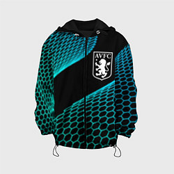 Куртка с капюшоном детская Aston Villa football net, цвет: 3D-черный