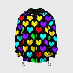 Детская куртка Undertale heart pattern