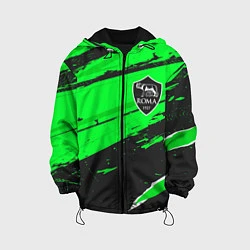 Куртка с капюшоном детская Roma sport green, цвет: 3D-черный