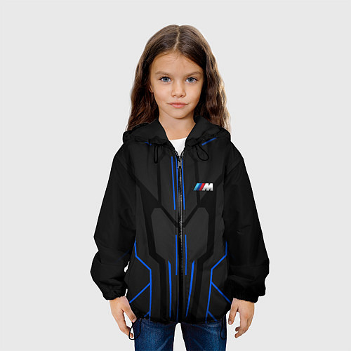 Детская куртка Синяя броня - M-power / 3D-Черный – фото 3