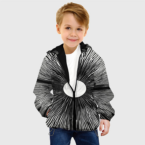 Детская куртка Поглощение / 3D-Черный – фото 4