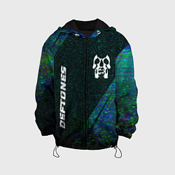 Детская куртка Deftones glitch blue
