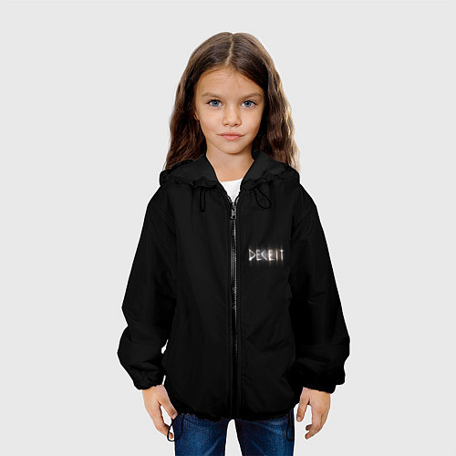 Детская куртка Deceit / 3D-Черный – фото 3