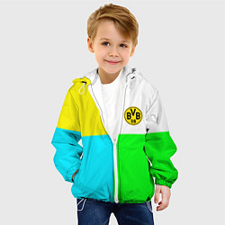 Куртка с капюшоном детская Borussia color cport, цвет: 3D-белый — фото 2