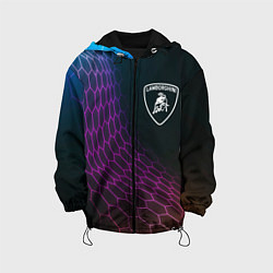 Детская куртка Lamborghini neon hexagon