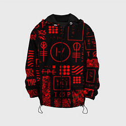 Детская куртка Twenty one pilots pattern rock